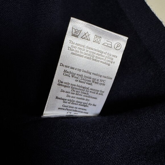 PURE COLLECTION CASHMERE V- NECK SWEATER - Picture 7 of 8